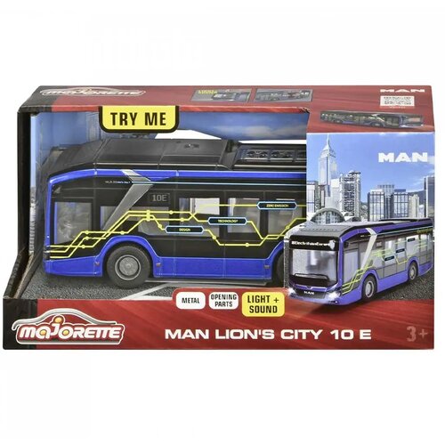 Simba Toys Majorette: MAN Lions City 10E autobus s svjetlom i zvukom - Slike