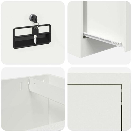 Kabinet za datoteke s ladicama Crna 44 x 50 x 106.5 cm Slike