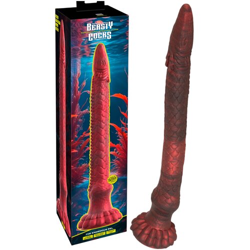 Beasty Cocks The Enormous Eel - gigantski dildo jegulja (crveni) Cijene