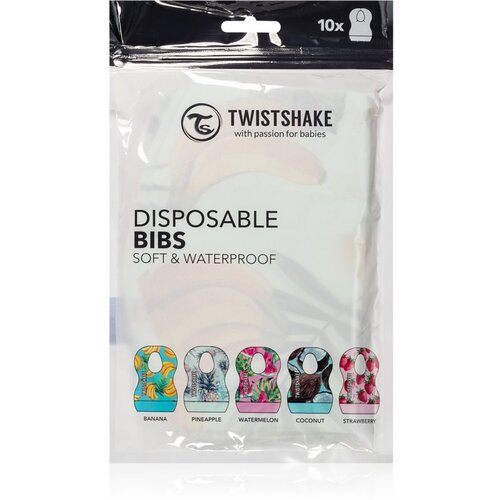 Twistshake Disposable Bibs slinček za enkratno uporabo 10 kos Slike