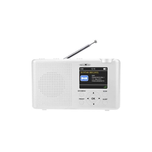 Reflexion TRA23DAB/WH desktop radio DAB+ (1012), DAB (1013), UKW (1014) DAB+, UKW mogućnost punjenja bijela Cijene