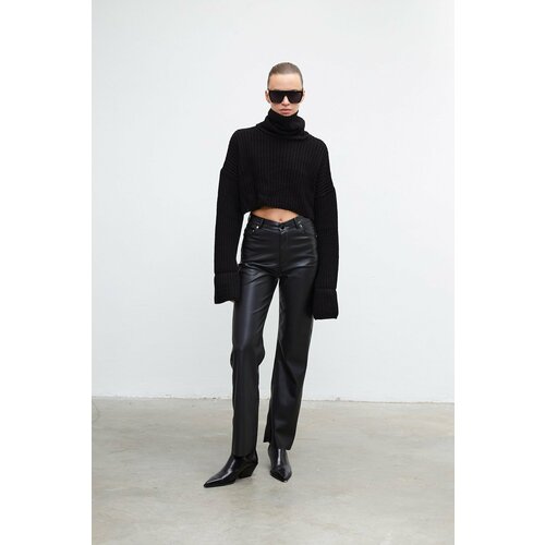 VATKALI Black leather pants - Premium edition Slike