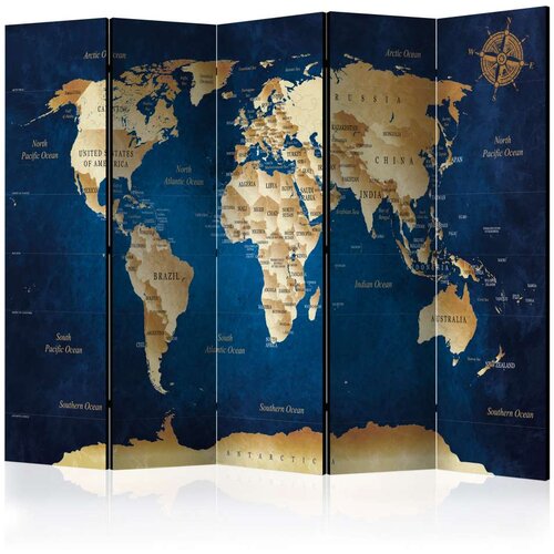  Paravan u 5 dijelova - The Dark Blue Depths [Room Dividers] 225x172 Cijene