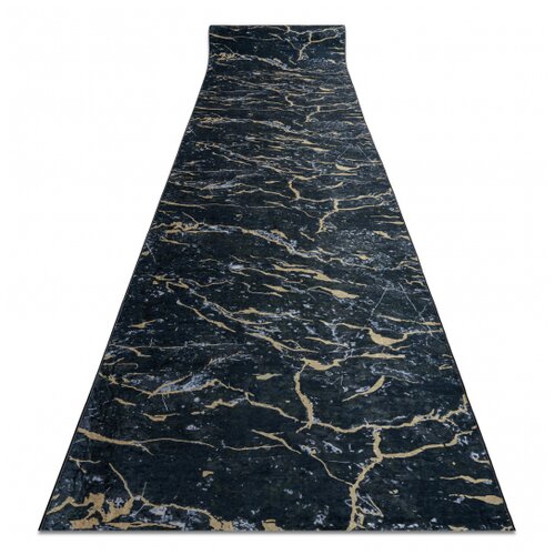 RugsX Tekač gumiran LOTUS GALACTIC 9523 Marmor črna / zlato pralna protizdrsna 60 60x680 cm, (5000174291) Cene