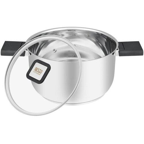 Resto Kitchenware Anser 3.2 L Round Black, Stainless steel Cijene