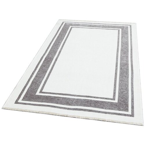 Conceptum Hypnose nk 06 - grey, white greywhite hall carpet (75 x 150) Slike