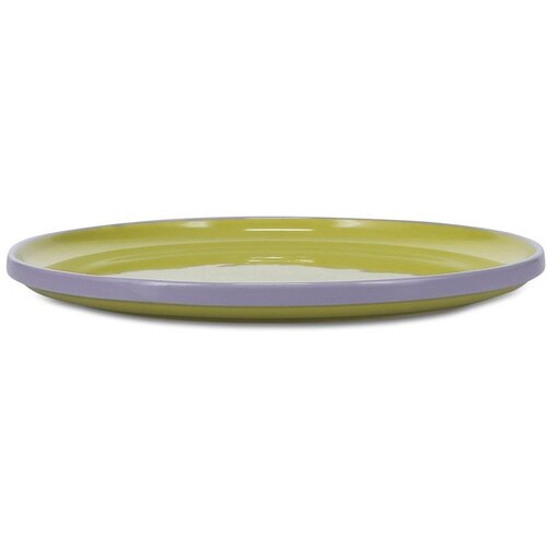 ONA Zeleni/ljubičasti tanjur od kamenine &amp;oslash; 26 cm Duo &amp;ndash; Slike