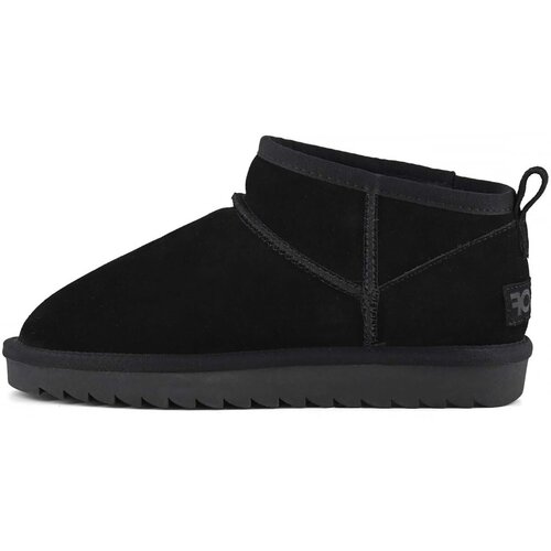 Colors of California &amp;Scaron;kornji za sneg Short Winter Boot In Suede Črna Slike
