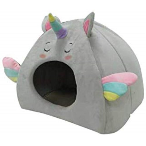 Croci Fluffy Kućica za pse Unicorn 43x33x39cm, Siva Slike