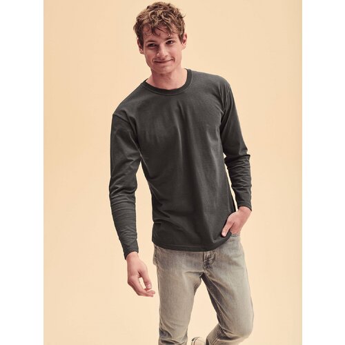 Fruit Of The Loom Valueweight Graphite Long Sleeve Slike