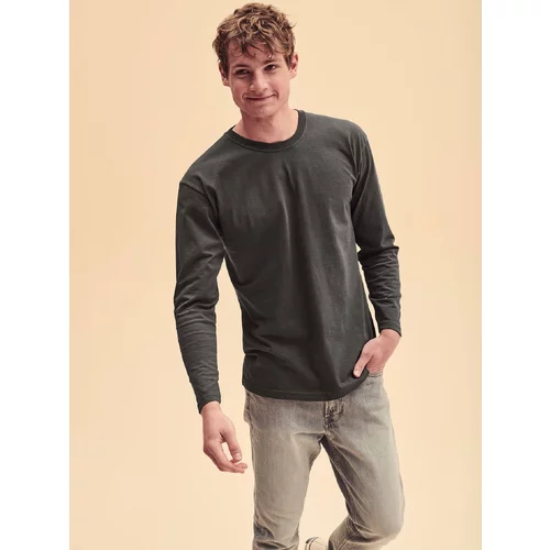 Fruit Of The Loom Valueweight Graphite Long Sleeve