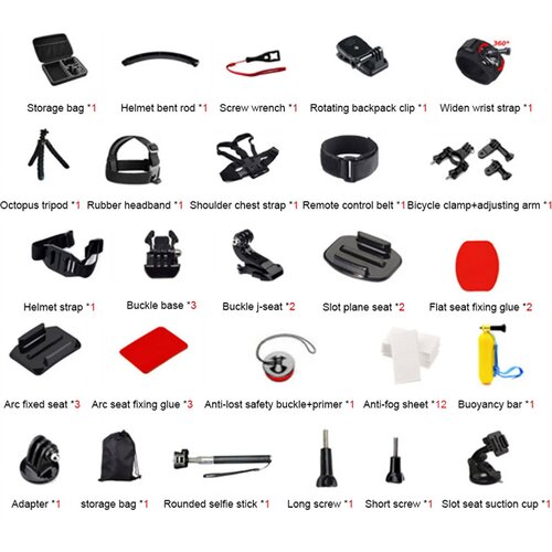  Go Pro SET opreme 50 u 1 Cene