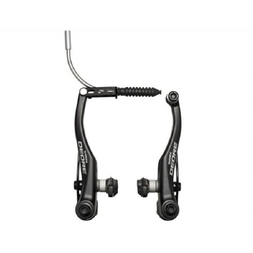  kočnica shimano BRT610 deore prednja xtypethin spacer outside S70C shoe 160/250MM fixing bolts w/inner cable lead unit 90 deg black indpack EBRT610FX41XLP shimano Slike