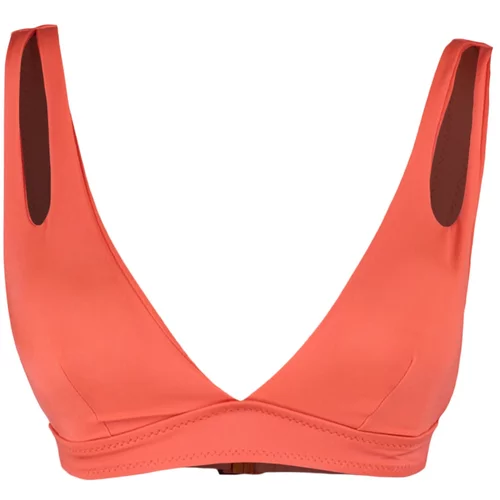 Trendyol Red Cut-Out Detailed Long Triangle Bikini Top