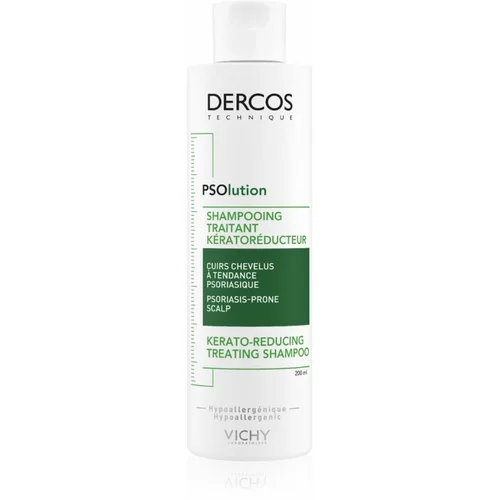 Vichy dercos psolution šampon za občutljivo lasišče proti prhljaju 200 ml za ženske