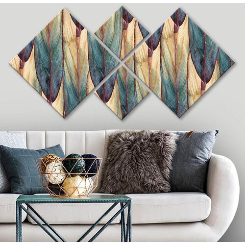 Wallity slika 4MDF1711530928, 60x115 cm, 4 dela Cene