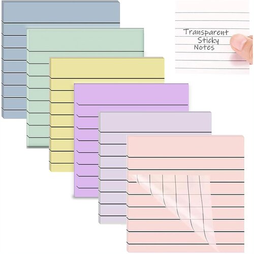 INF Samolepilni lističi Morandi z vodoravno črto 6-komplet, (21732429) Slike