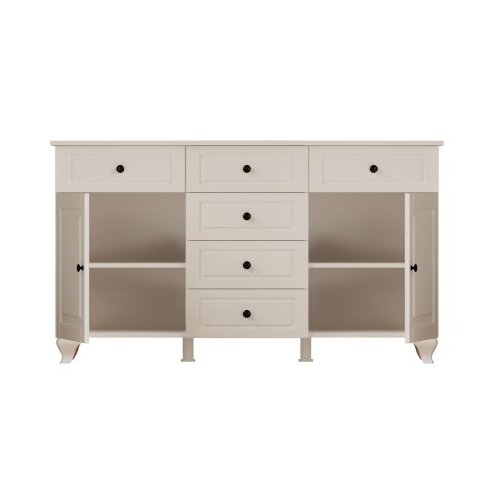 Hanah home Komoda Rb-025-01, 130x87x43 cm, Bijela Slike