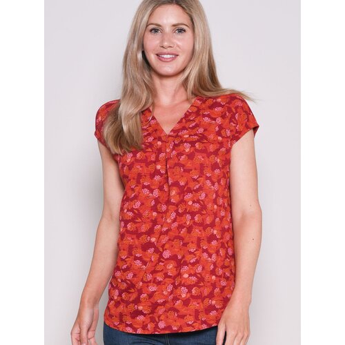 Brakeburn Red patterned T-shirt - Women Slike