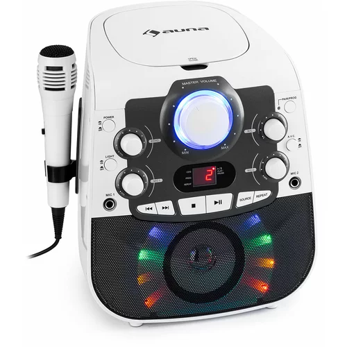 Auna StarMaker 2.0, karaoke sustav, bluetooth funkcija, CD uređaj, uključujući mikrofon
