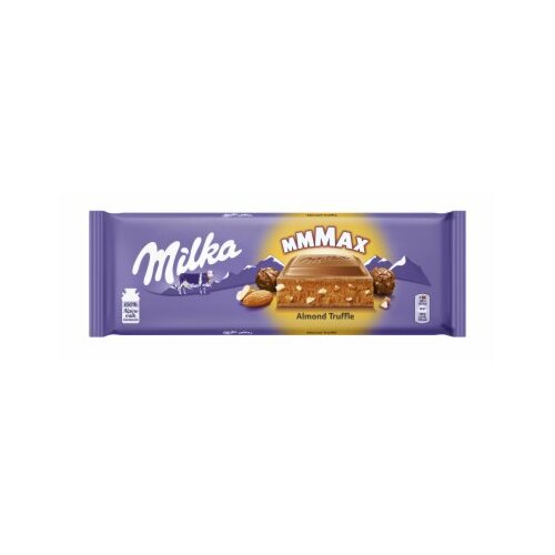 Milka mmmax almond truffle čokolada 300g Slike