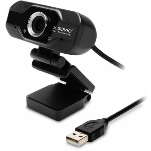 Savio USB spletna kamera Full HD 1920x1080 z vgrajenim mikrofonom