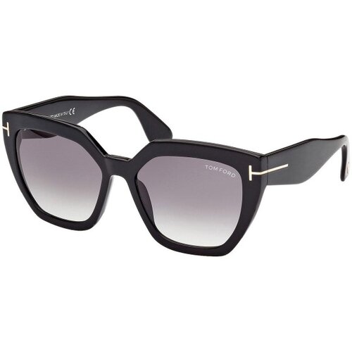 Tom Ford Phoebe FT0939 01B ONE SIZE (56) Črna/Siva Slike