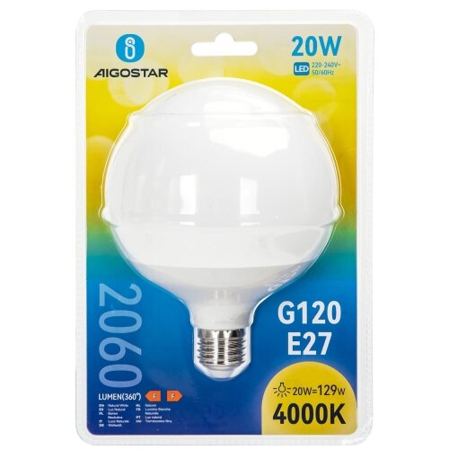  LED sijalica G120 E27/20W/230V 4000K - Aigostar Slike