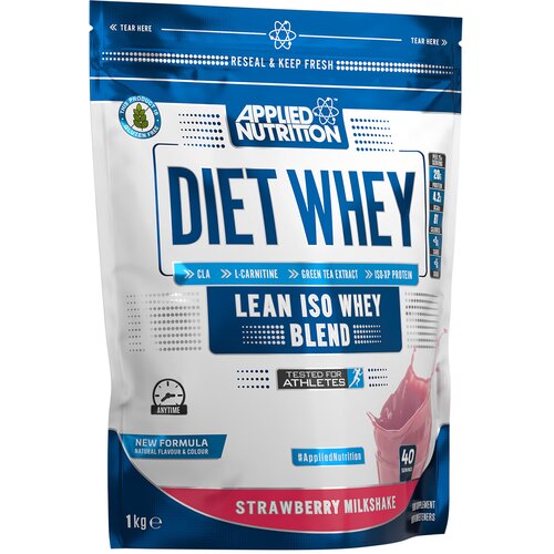 Applied Nutrition Diet Whey protein surutke, Jagoda, 1kg Slike
