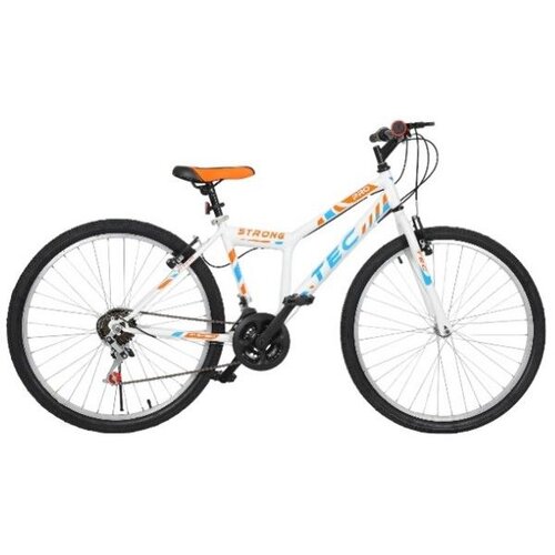 Belderia Brdski bicikl Tec Strong 26&amp;quot;, bijelo-narančasti Slike