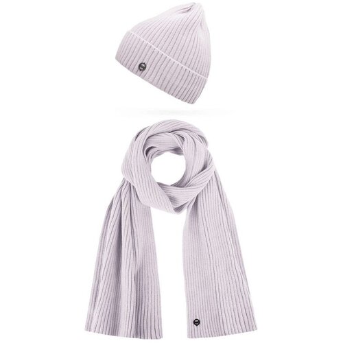 Vuch Set pletene kape i &amp;scaron;ala Rowdy Light Grey, &amp;scaron;al 31 x 178 cm Slike