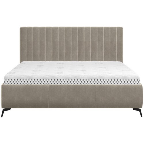 Hom`in OBLAZINJENA POSTELJA 140 cm x 200 cm , tekstil krem barve Slike
