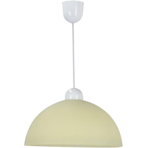 Candellux Lighting kremno bela viseča svetilka s steklenim senčnikom ø 22 cm vanilia Cene