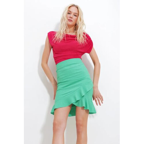 Trend Alacati Stili ženska bluza kratkih rukava ALC-X11940, okrugli izrez, roze Cene