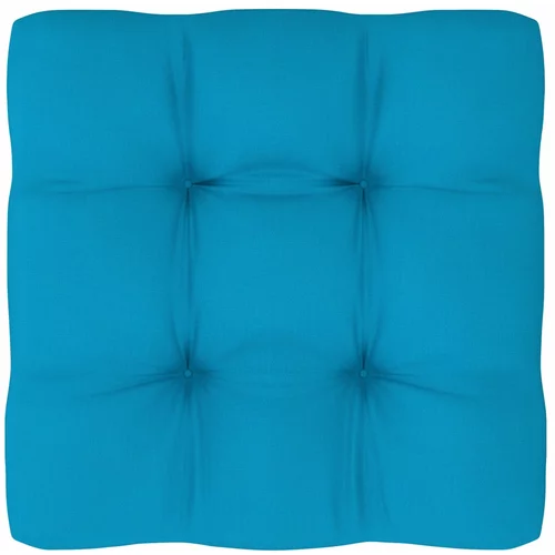 vidaXL Blazina za kavč iz palet modra 60x60x10 cm
