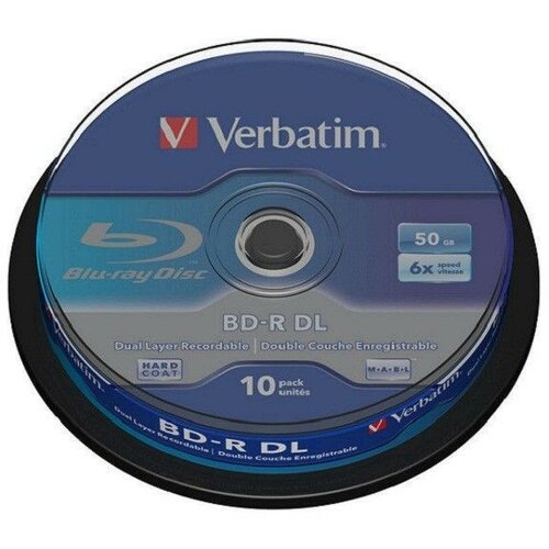 Verbatim BLU-RAY 50GB DUAL LAYER 6X 43746 SP 10 JAPAN disk Slike
