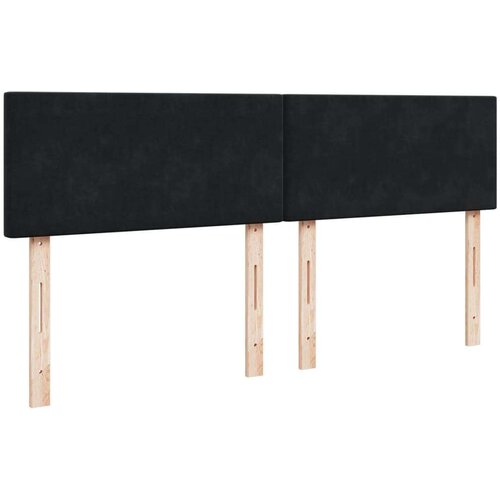 VidaXL Krevet s oprugama i madracem crni 180x200 cm bar&amp;scaron;unasti Slike