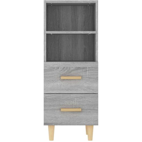  Komoda boja hrasta sonome 34 5x34x90 cm od konstruiranog drva Slike