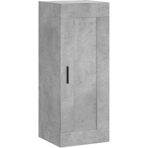 Maison Chic Stenska omarica - Zidna omarica betonsko siva 34,5x34x90 cm inženirski les iu1227, (22063060) Cene