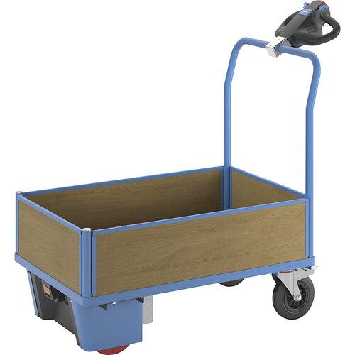 eurokraft pro ploski voziček z električnim pogonom, 4 polvisoke stene iz mdf, dxšxv 1370 x 700 x 1300 mm Cene