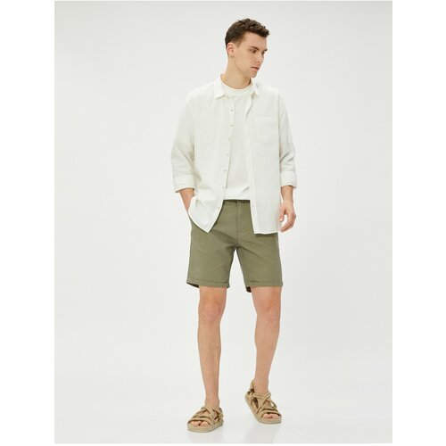Koton Shorts - Khaki Cene