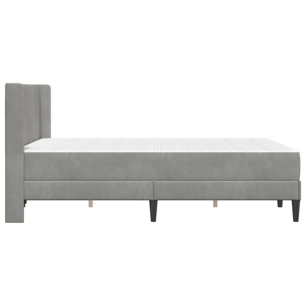  Okvir kreveta s madracem 2 pcs Svijetlo siva Bar&amp;scaron;un - Svjetlosiva 120 x 200 cm Slike