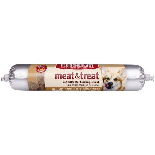Fleischeslust meat & treat kobasica za trening - Piletina sa zrnatim sirom 80 g Cijene