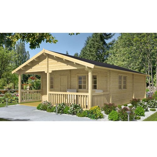 Male kuće Drvena kuća TOLEDO B with Sleeping Loft 595 &times; 646 cm &ndash; bez zavr&scaron;nog krovnog pokrova Cijene