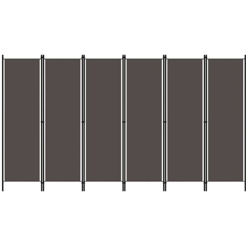 vidaXL Paravan 6-delni antraciten 300x180 cm Cene
