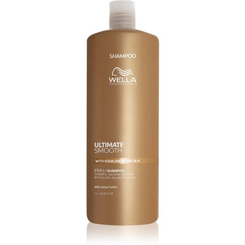 Wella Professionals Ultimate Smooth Shampoo intenzivno hranilni &amp;scaron;ampon za sijaj in mehkobo las 1000 ml Slike