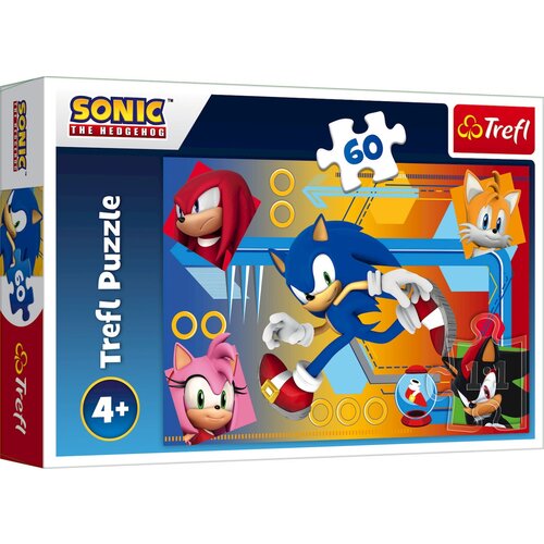 Trefl Puzzle - Sonic, 60 delov - 1 k. Slike