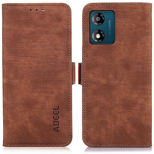 INORCO ABEEL Za Motorola Moto E13 4G retro telefonska torbica stojalo denarnica proti padcu usnjen ovitek za telefon, (22035296) Cene