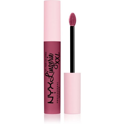 NYX Professional Makeup Lip Lingerie XXL tekoča &amp;scaron;minka z mat učinkom odtenek 13 - Peek show 4 ml Slike