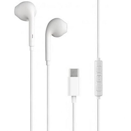Oem BigBen Connected, Slu&scaron;alke USB C z belim gumbom z daljinskim upravljalnikom in mikrofonom, Bela, (5000231650) Cene